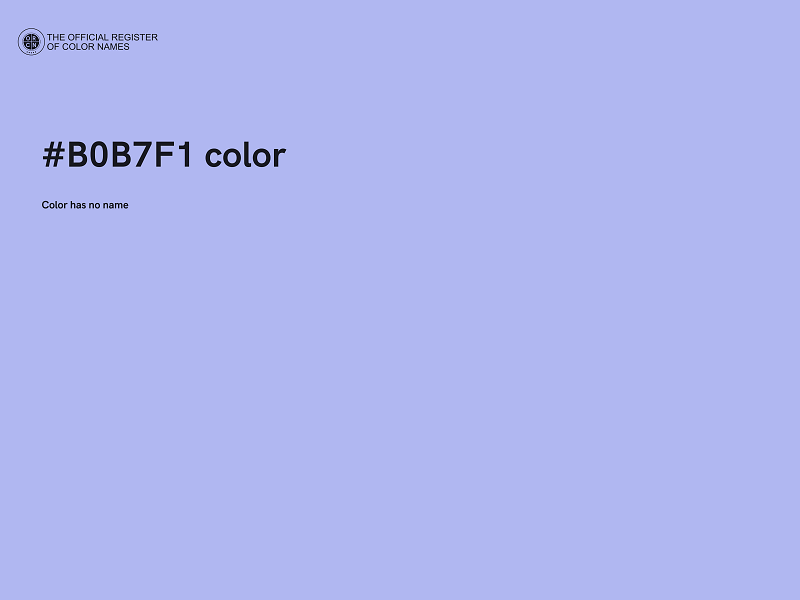 #B0B7F1 color image