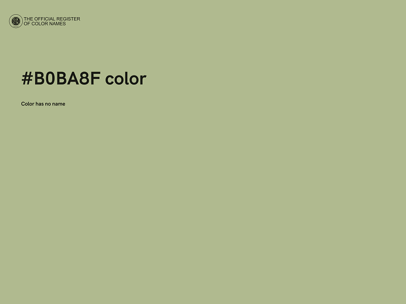 #B0BA8F color image