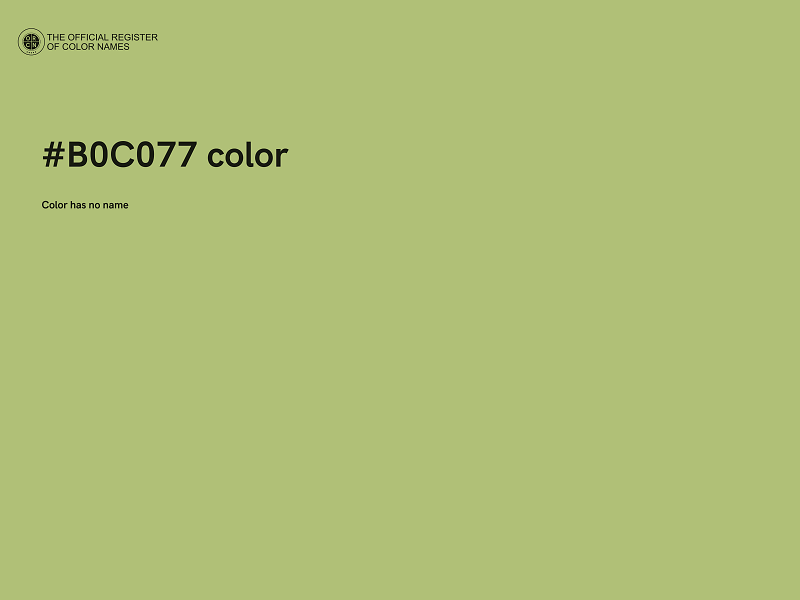 #B0C077 color image