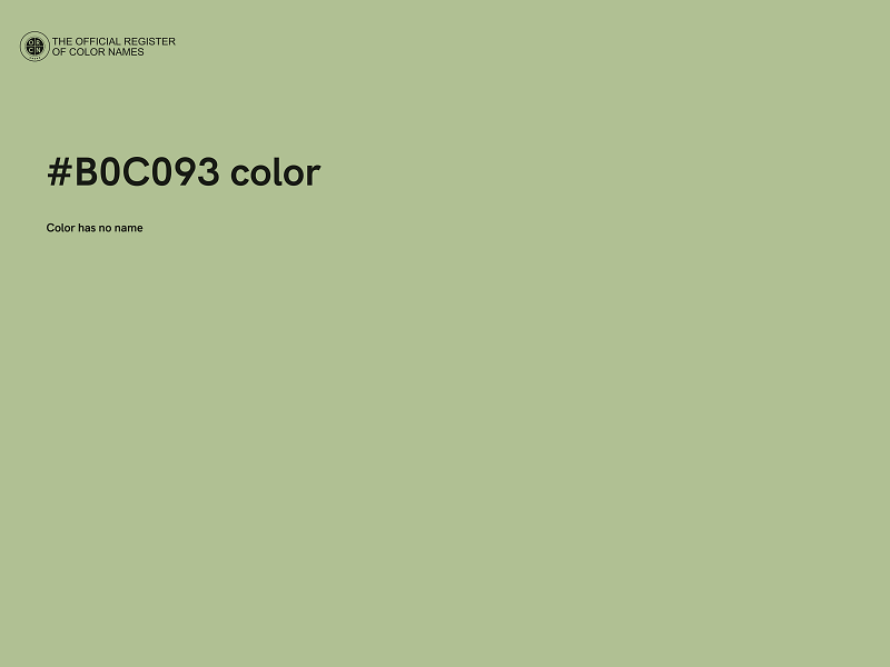 #B0C093 color image