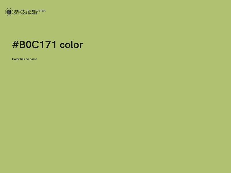 #B0C171 color image