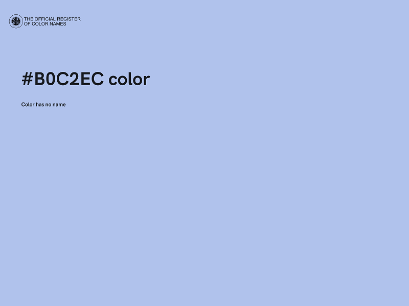 #B0C2EC color image