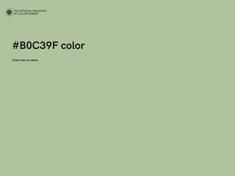 #B0C39F color image