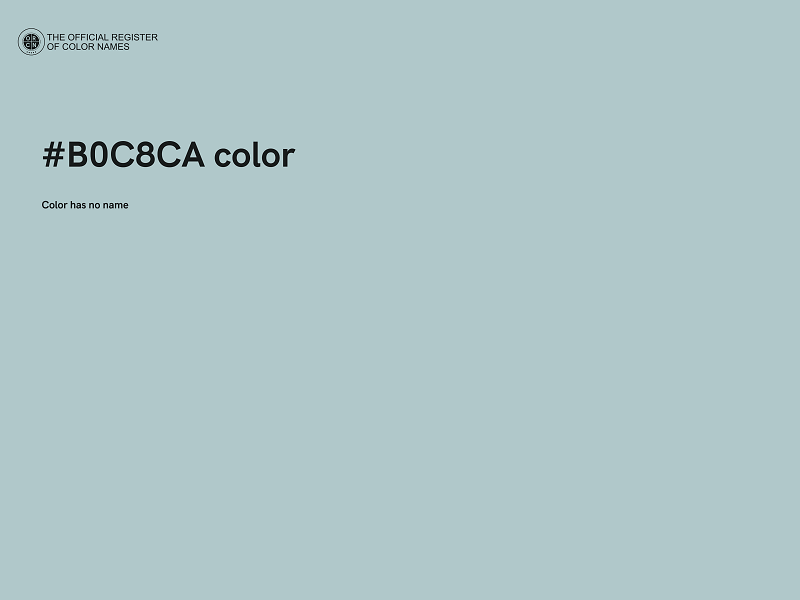 #B0C8CA color image