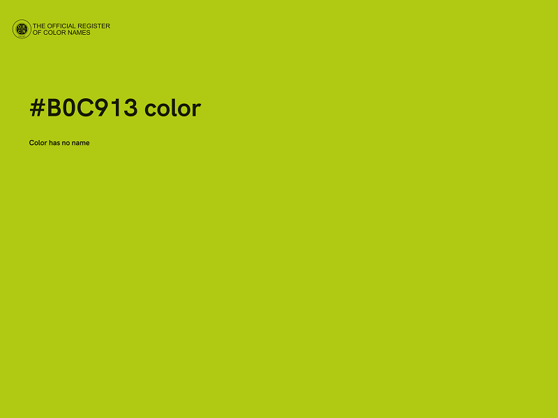 #B0C913 color image