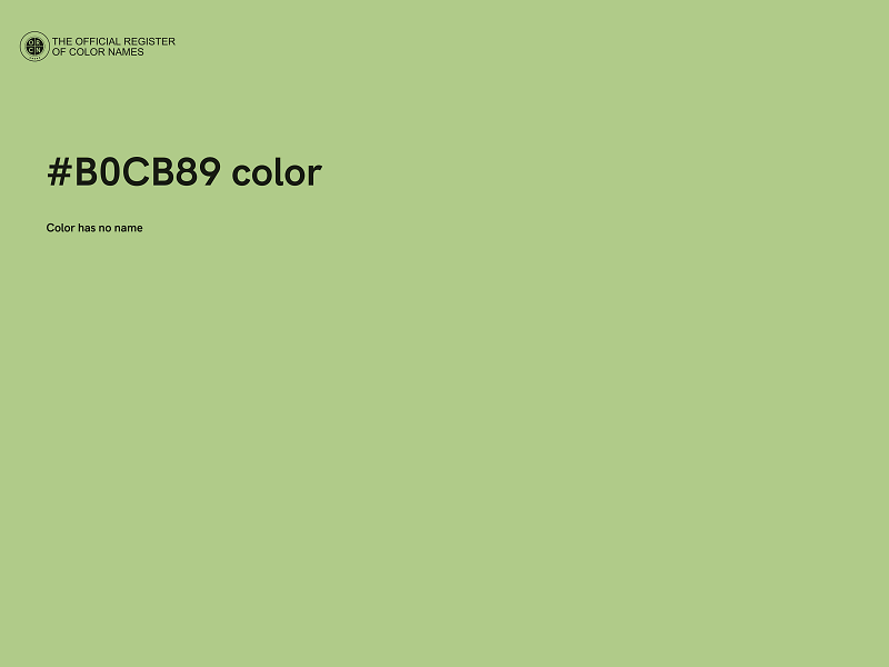 #B0CB89 color image