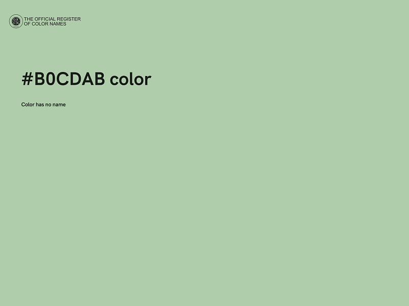 #B0CDAB color image