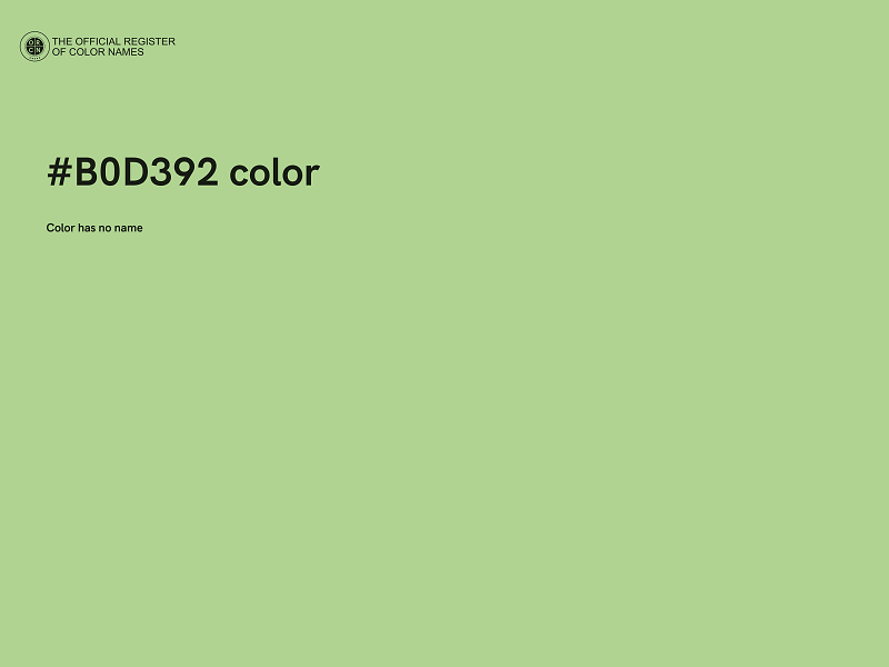 #B0D392 color image