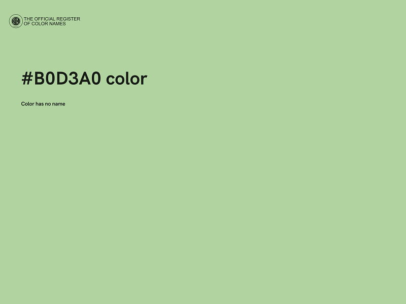 #B0D3A0 color image