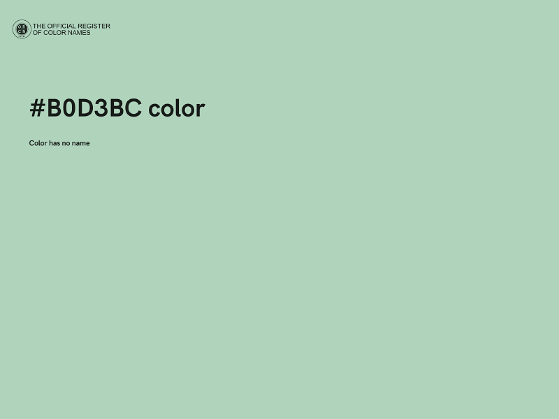 #B0D3BC color image