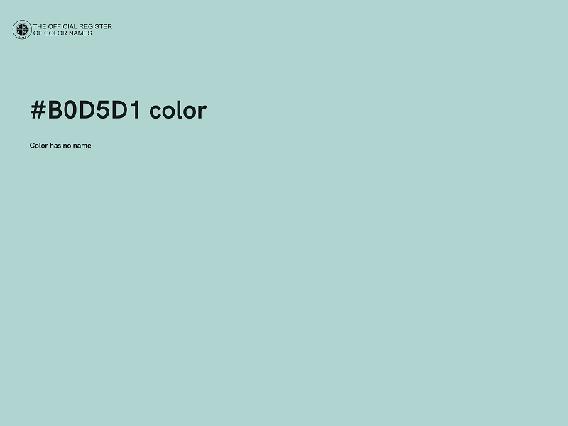 #B0D5D1 color image