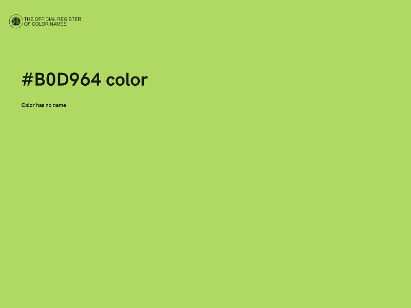 #B0D964 color image