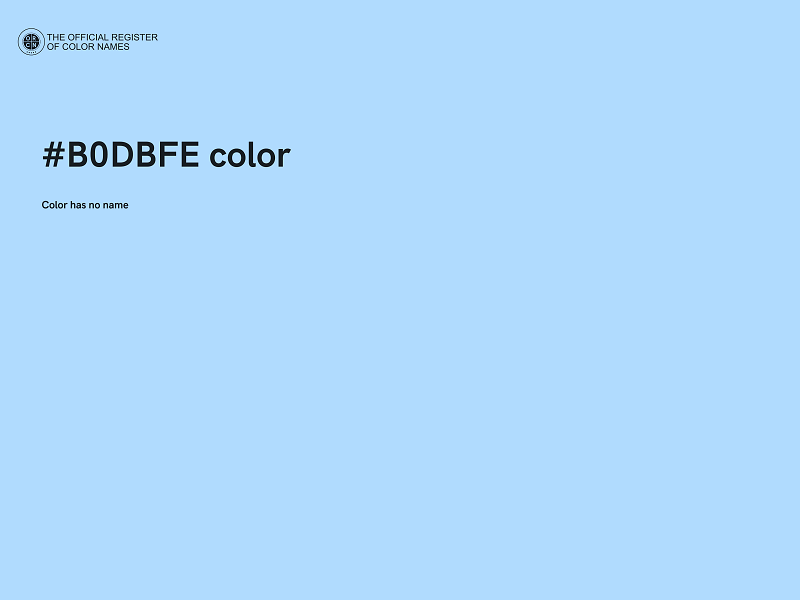 #B0DBFE color image