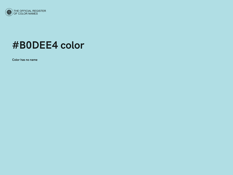 #B0DEE4 color image