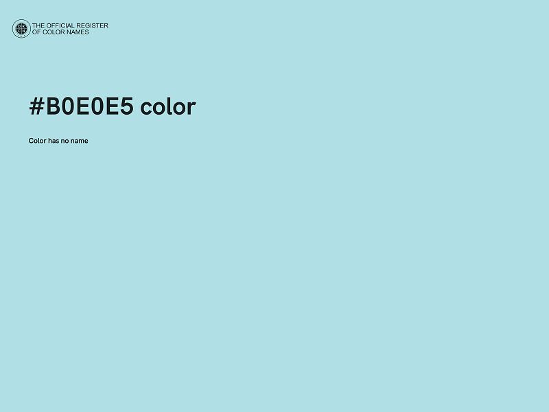 #B0E0E5 color image