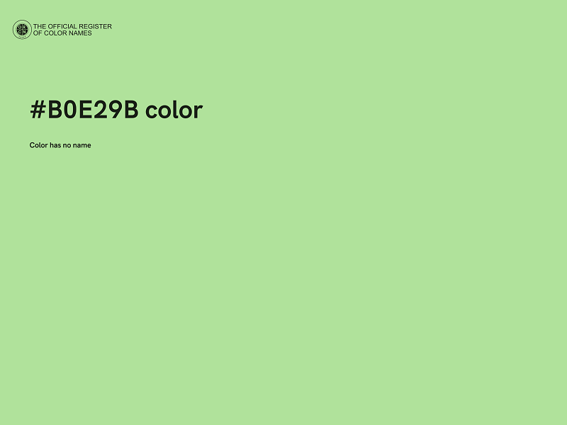 #B0E29B color image