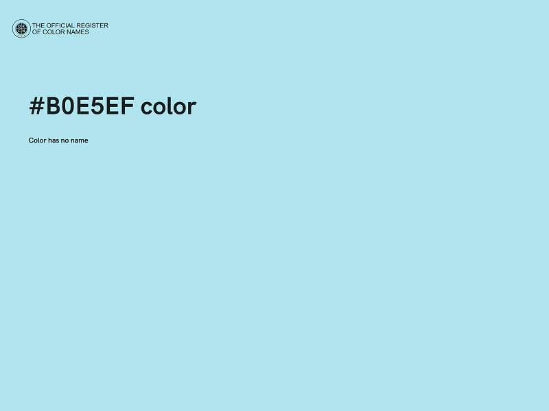 #B0E5EF color image