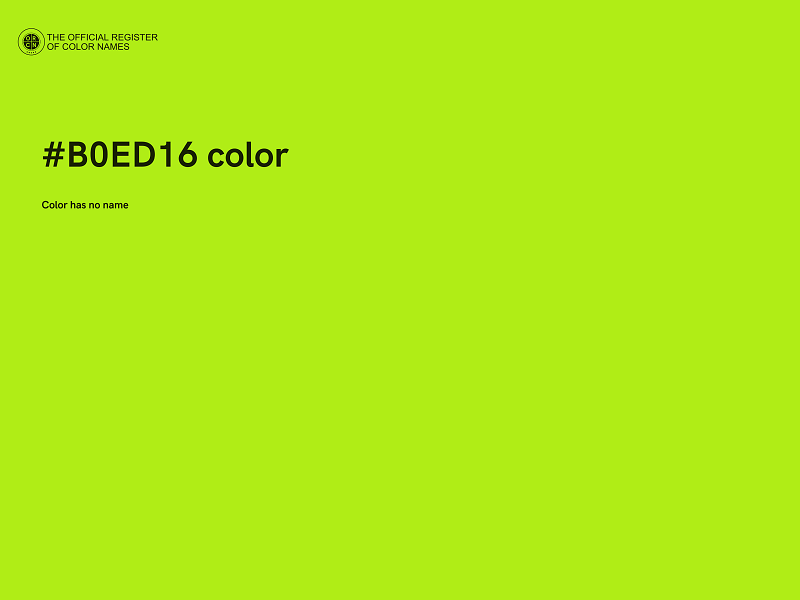 #B0ED16 color image