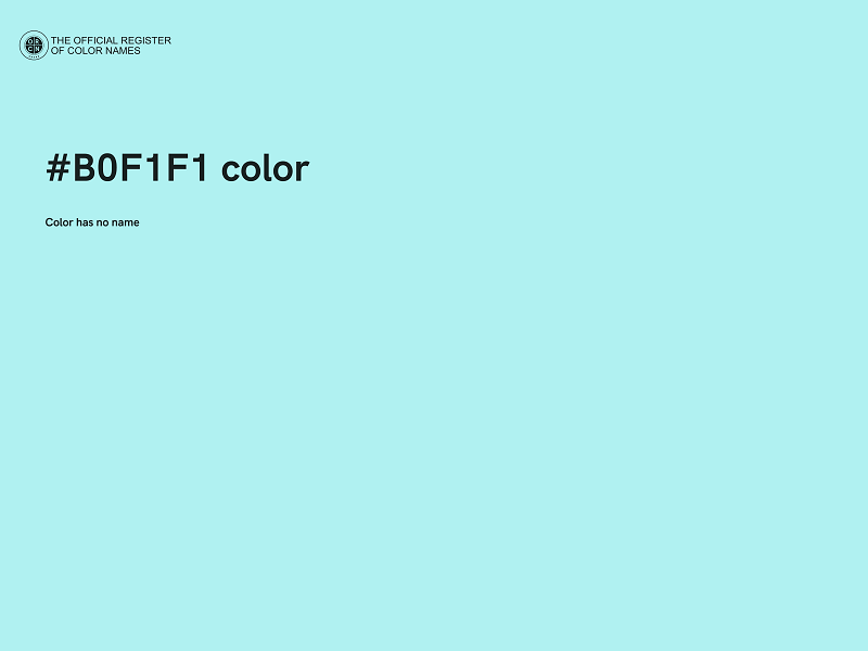 #B0F1F1 color image