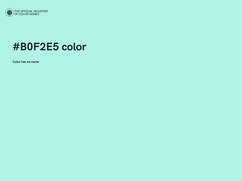 #B0F2E5 color image