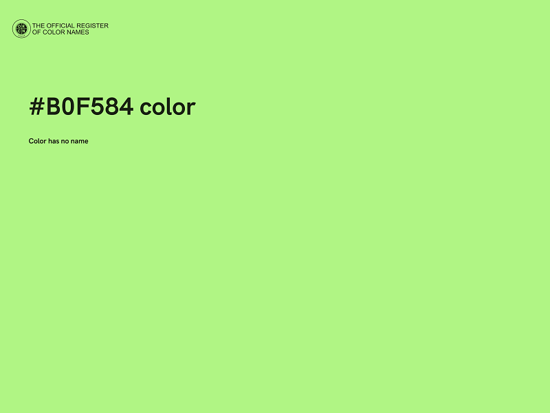 #B0F584 color image