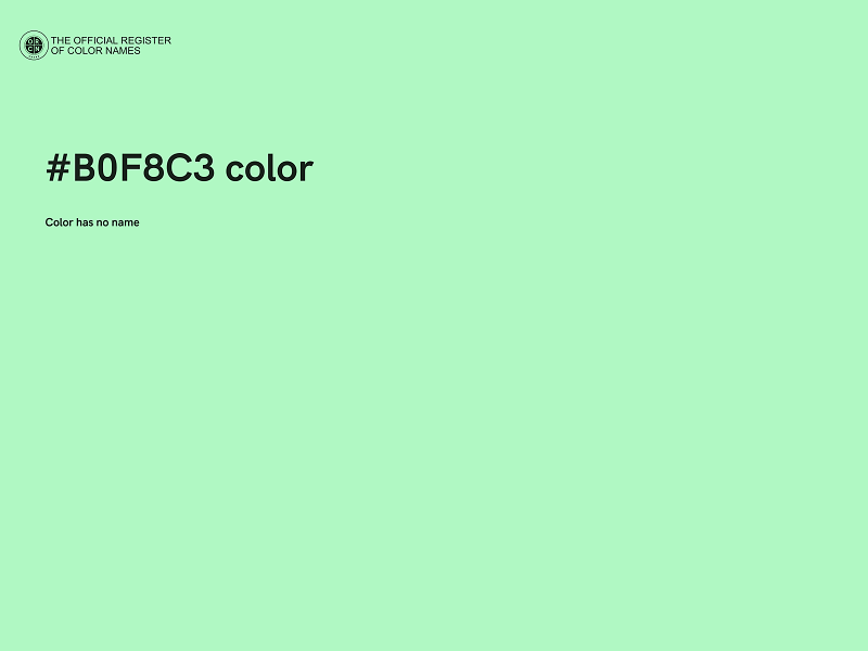 #B0F8C3 color image