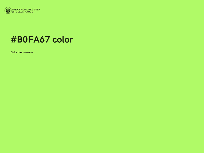 #B0FA67 color image