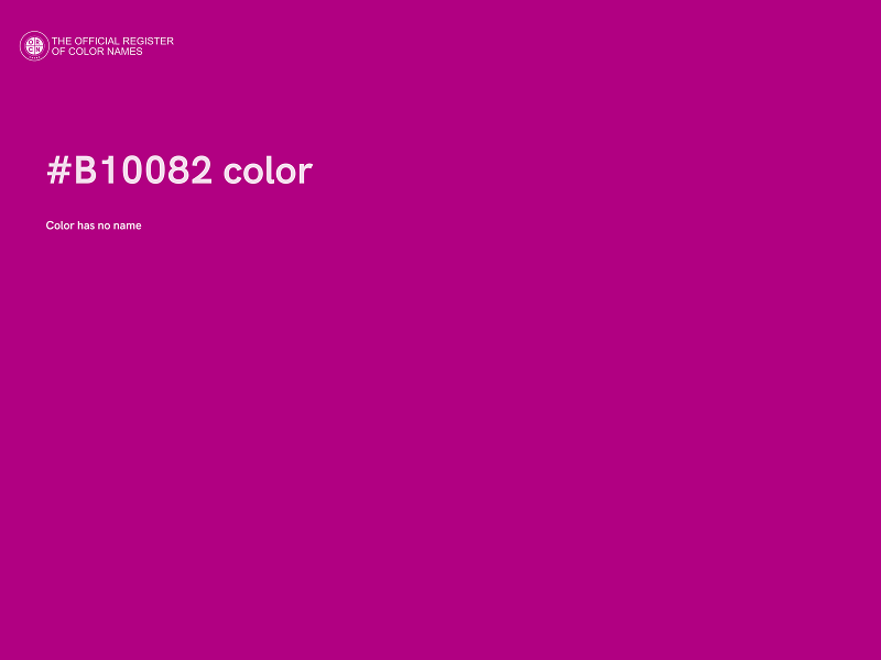 #B10082 color image