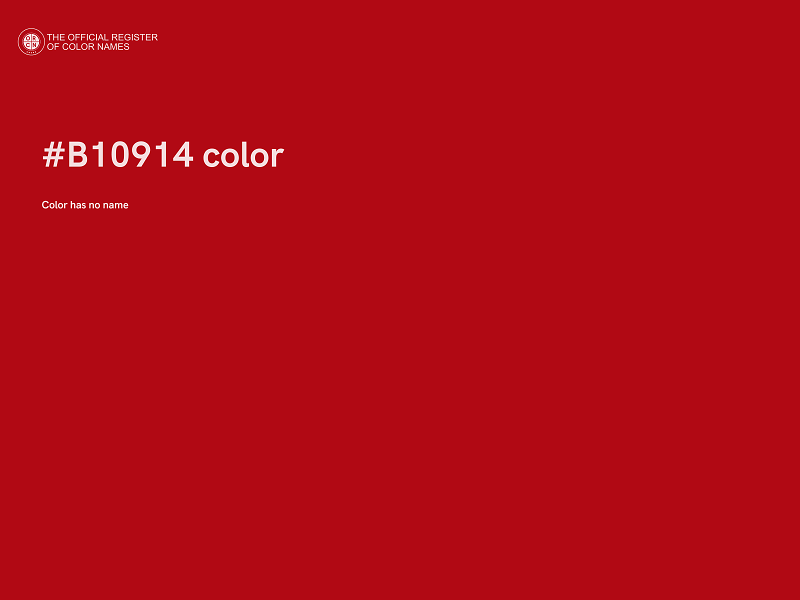 #B10914 color image