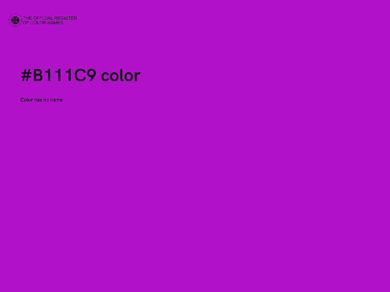 #B111C9 color image