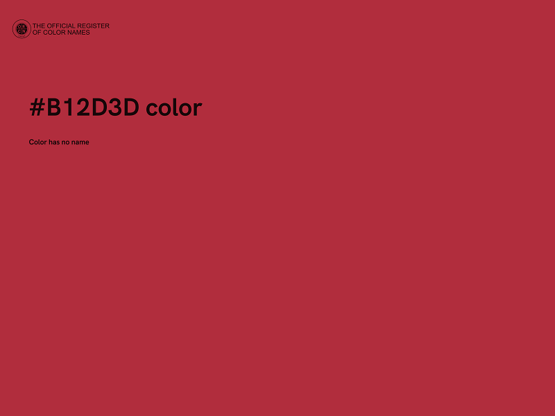 #B12D3D color image