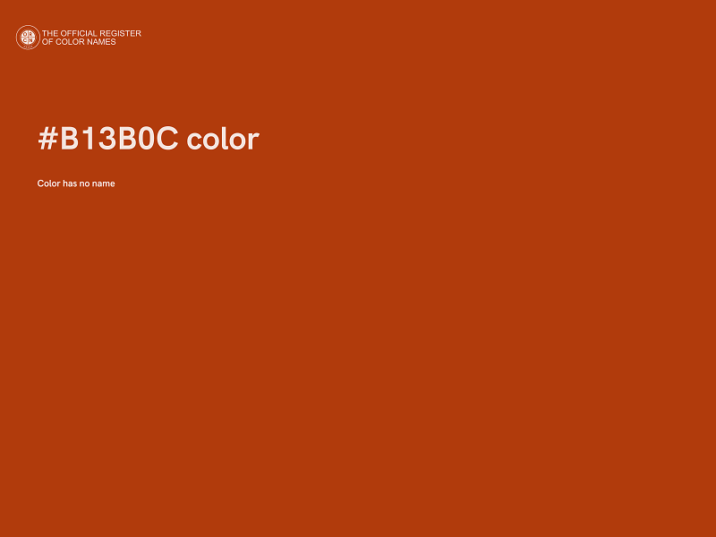 #B13B0C color image