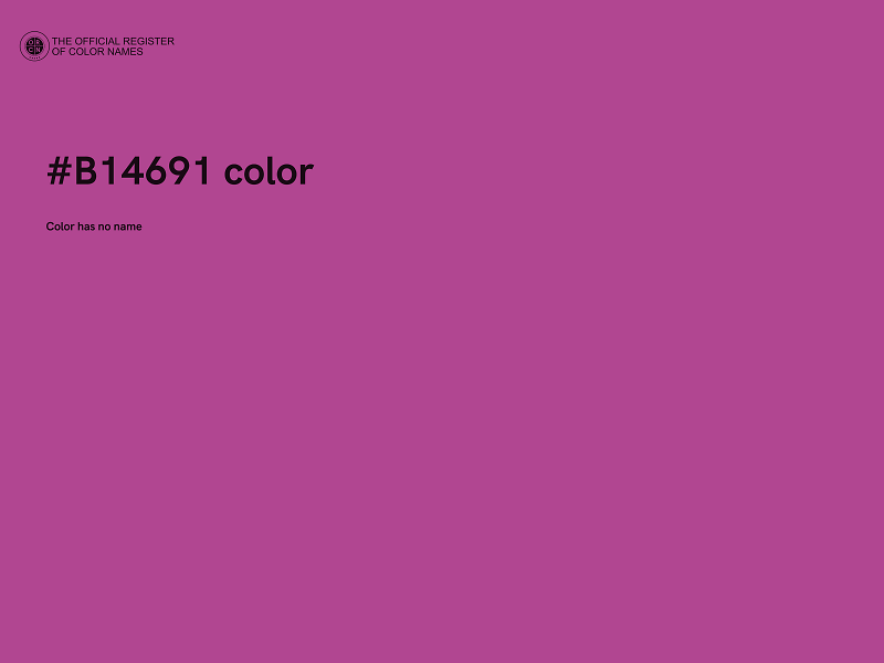 #B14691 color image