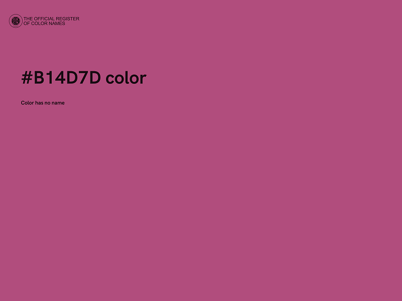 #B14D7D color image