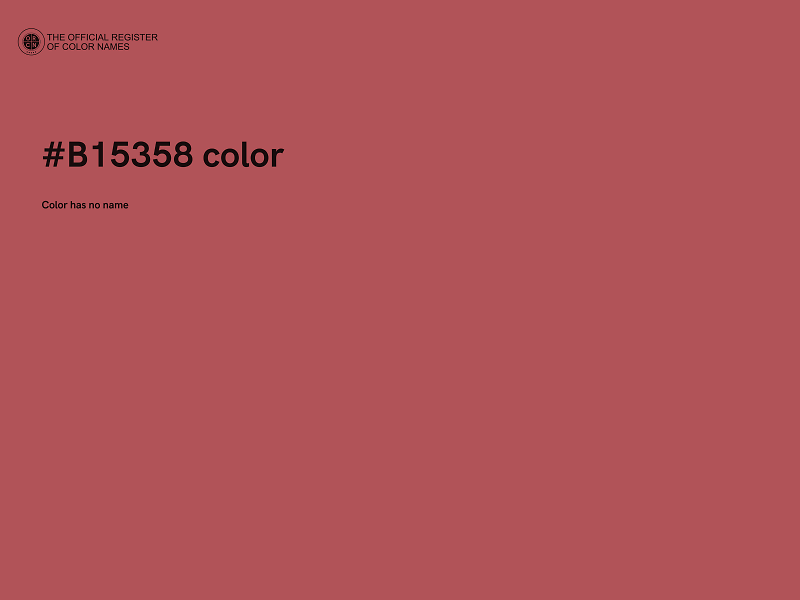 #B15358 color image