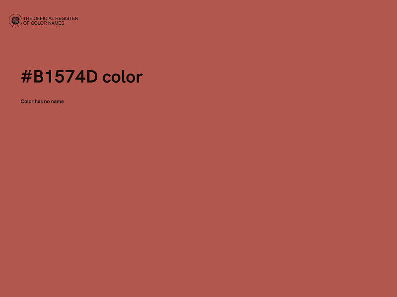 #B1574D color image