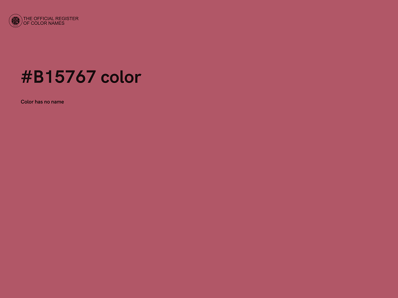 #B15767 color image