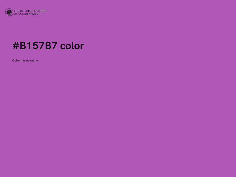 #B157B7 color image