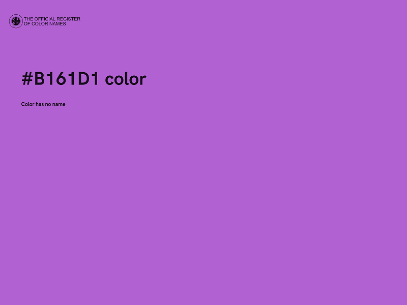 #B161D1 color image