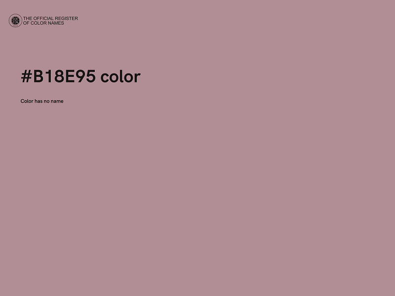 #B18E95 color image