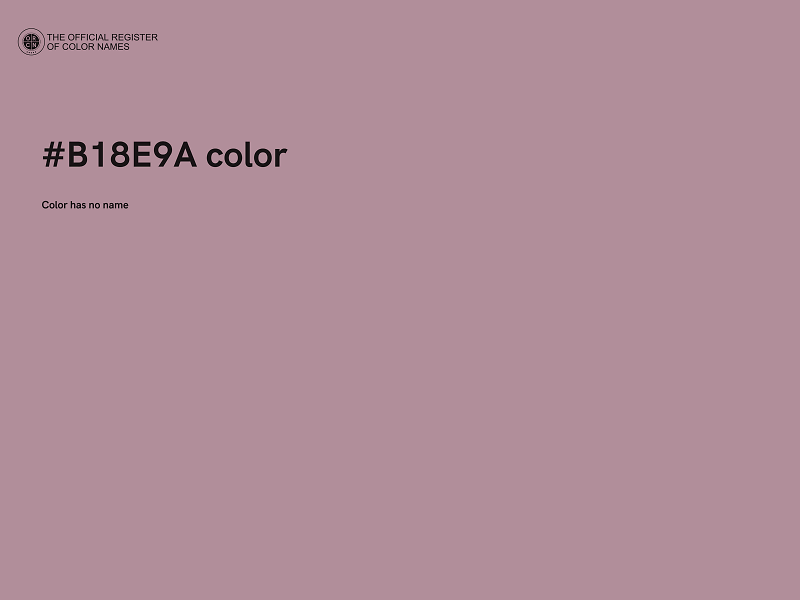 #B18E9A color image