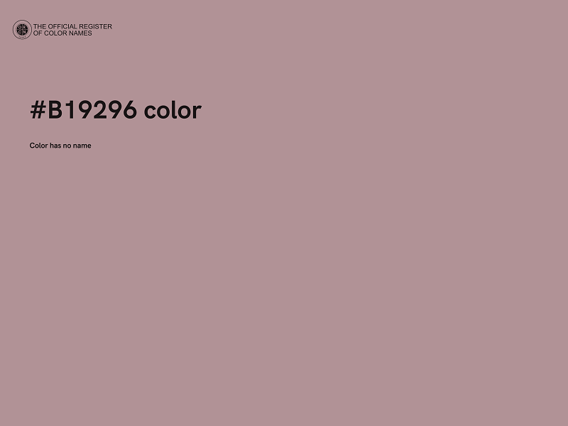 #B19296 color image