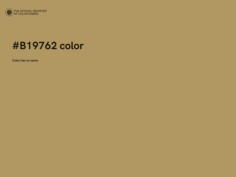 #B19762 color image