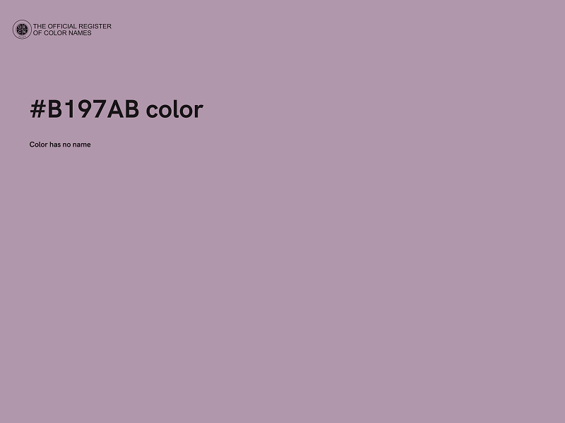 #B197AB color image