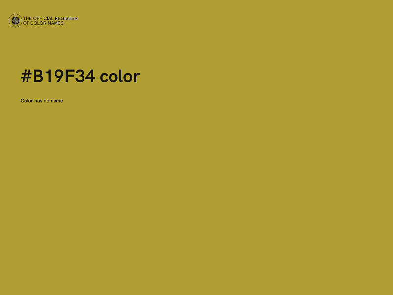 #B19F34 color image