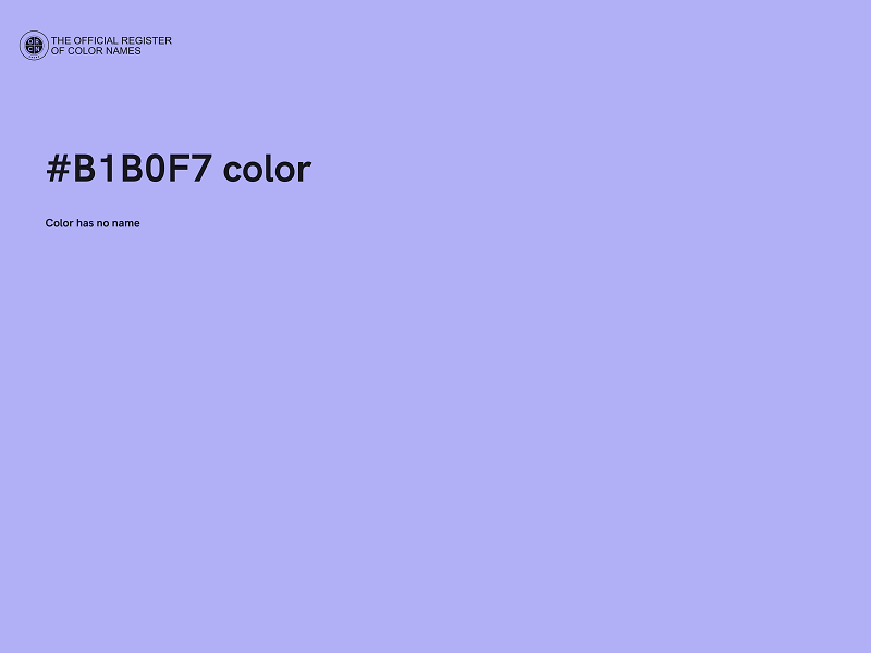 #B1B0F7 color image