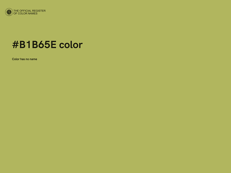 #B1B65E color image