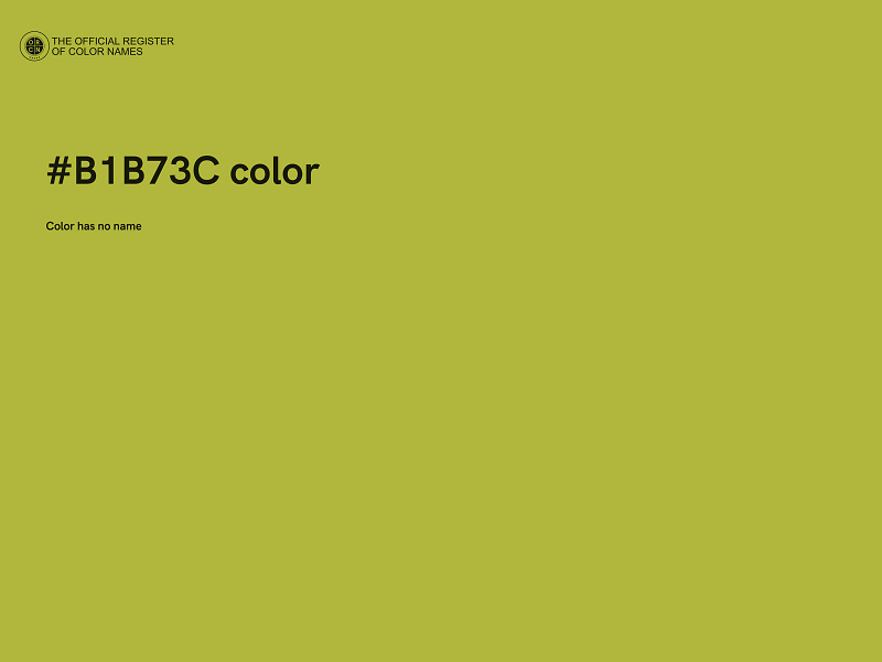 #B1B73C color image