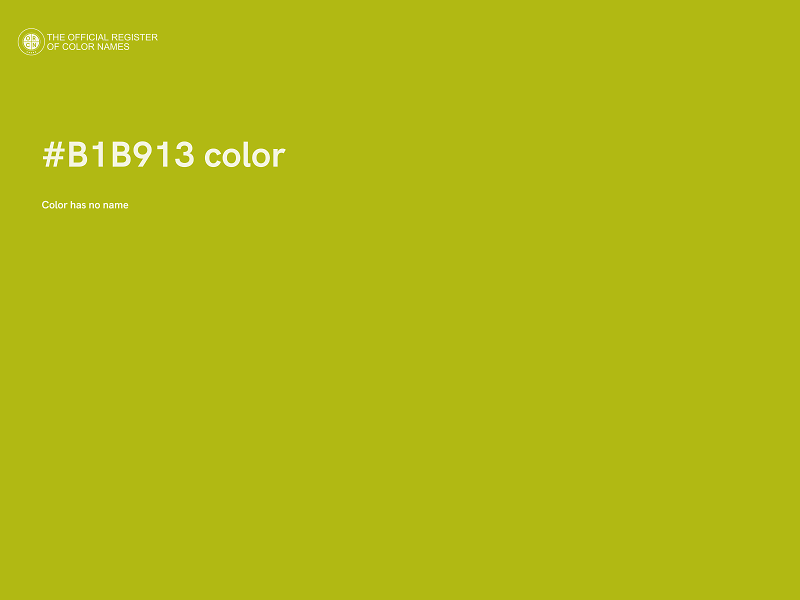 #B1B913 color image