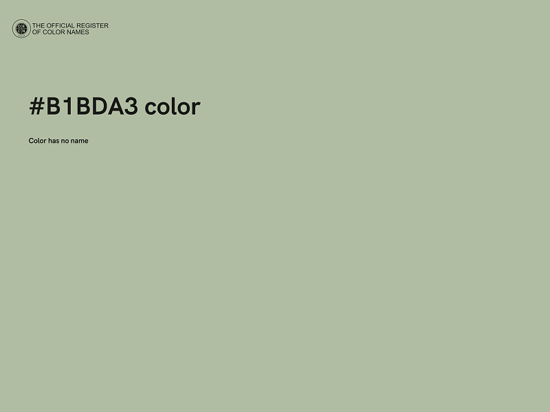 #B1BDA3 color image